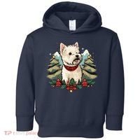 Xmas West Highland White Terrier Santa On Christmas Westie Toddler Hoodie thumb 0