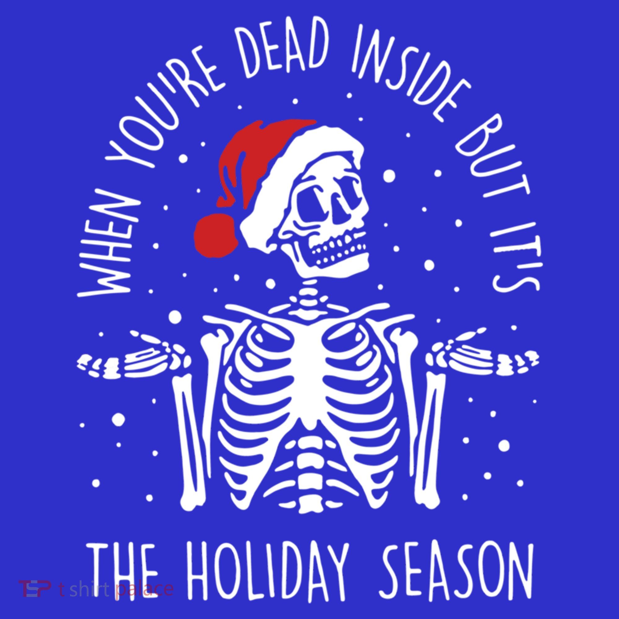 Xmas When YouRe Dead Inside But ItS The Holiday Season Gift Coaster