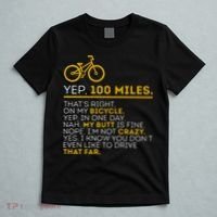 Yep 100 Miles Bike Cycling Humor Cyclist Bicycle Riding Love T-Shirt thumb 5