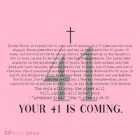 Your 41 Is Coming Christian Coaster thumb 2