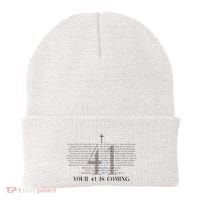 Your 41 Is Coming Christian Beanie thumb 0