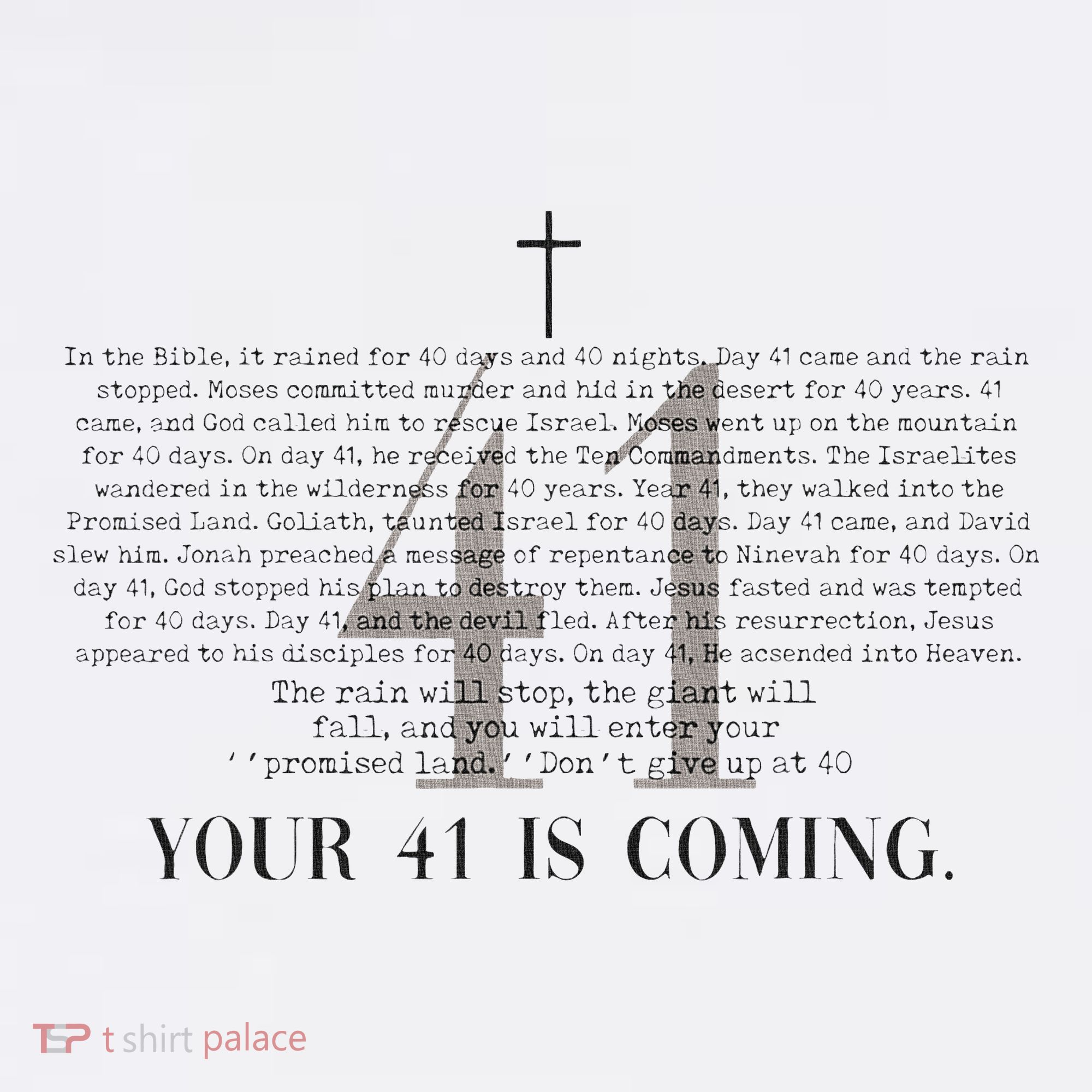 Your 41 Is Coming Christian Women's Tank Top