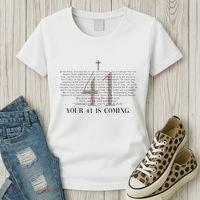 Your 41 Is Coming Christian Women's T-Shirt thumb 3