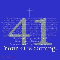 Your 41 Is Coming God Faith Christian Bible Mousepad thumb 1