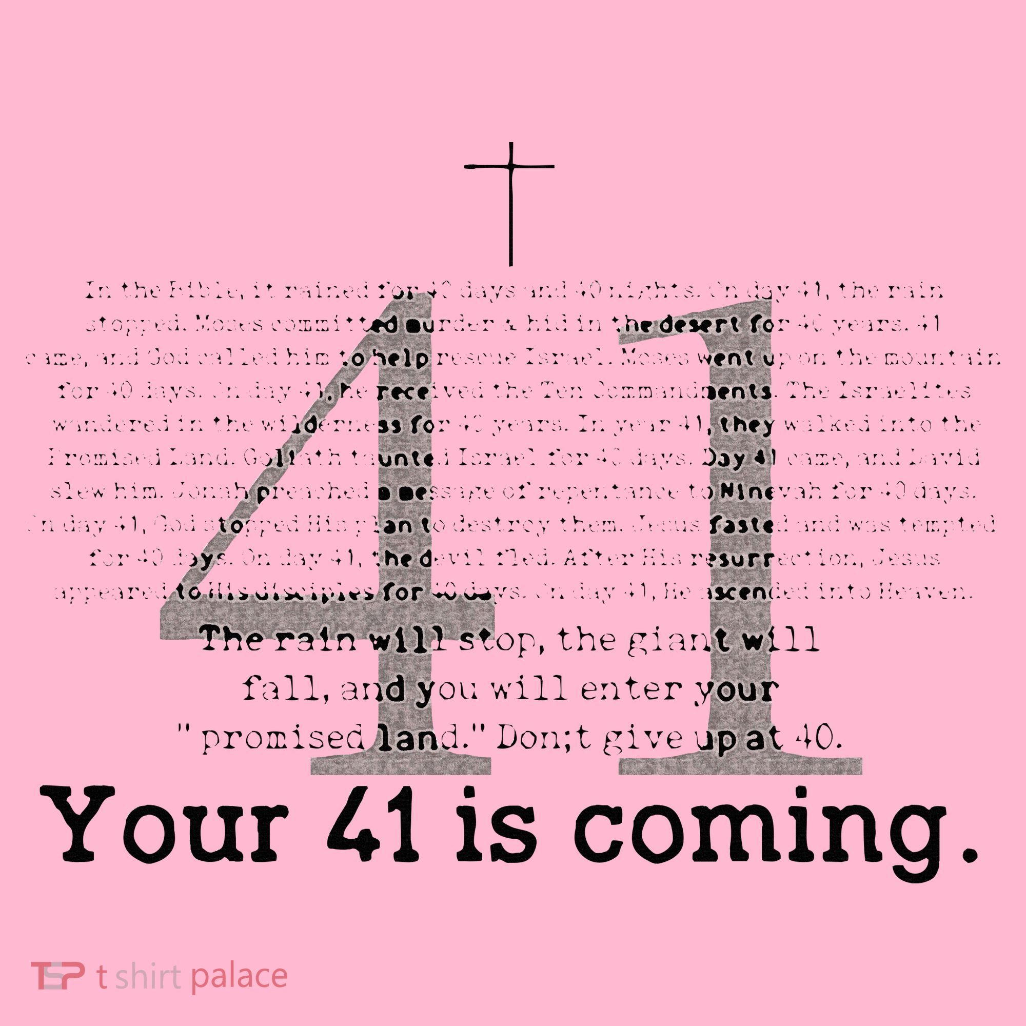 Your 41 Is Coming Coaster