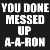 Ya Done Messed Up A-A-Ron USA-Made Doggie Bandana thumb 2