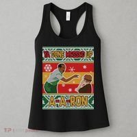Ya Done Messed Up A-A-Ron Ugly Christmas Women's Tank Top thumb 3
