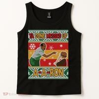 Ya Done Messed Up A-A-Ron Ugly Christmas Tank Top thumb 2