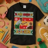 Ya Done Messed Up A-A-Ron Ugly Christmas Kids T-Shirt thumb 3