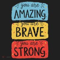 You Are Amazing Brave Strong Tumbler thumb 3