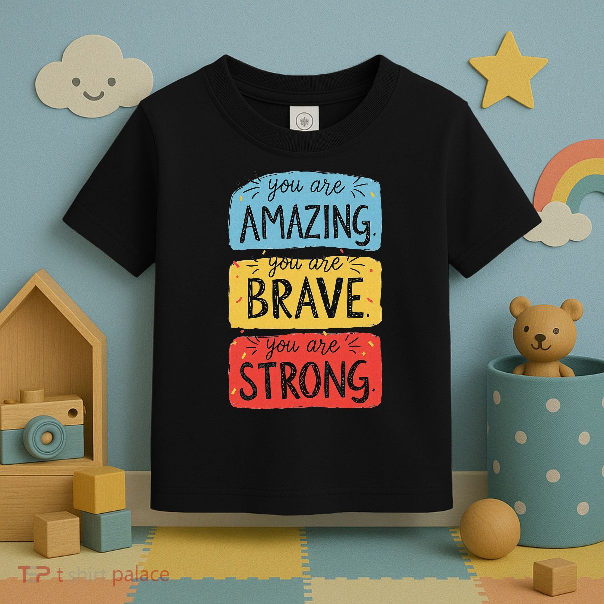 You Are Amazing Brave Strong Toddler T-Shirt