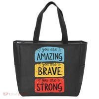 You Are Amazing Brave Strong Tote Bag thumb 0