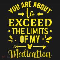You Are About To Exceed The Limits Of My Medication Hoodie thumb 2