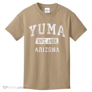 Yuma Arizona Az Vintage Established Kids T-Shirt