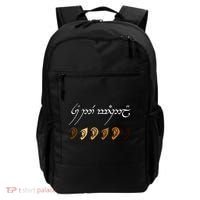 You All Are Welcome Here Elvish Elijah Funny Memes Wood Backpack thumb 0