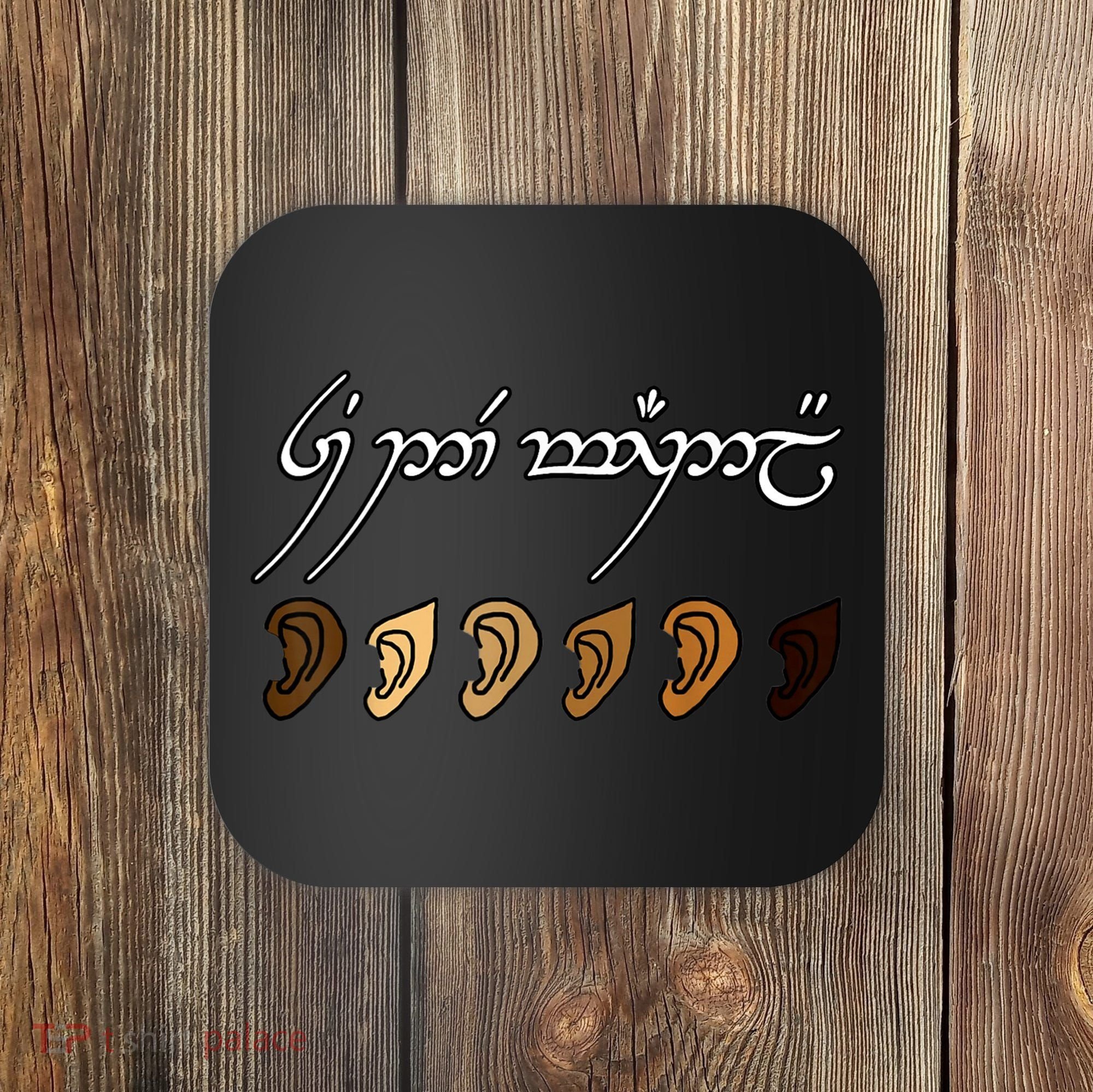 You All Are Welcome Here Elvish Elijah Funny Memes Wood Coaster