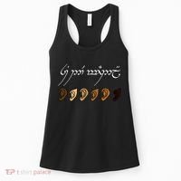 You All Are Welcome Here Elvish Elijah Funny Memes Wood Women's Tank Top thumb 0