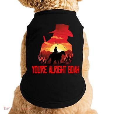 You’Re Alright Boah Rdr2 Style Gaming Doggie Tank
