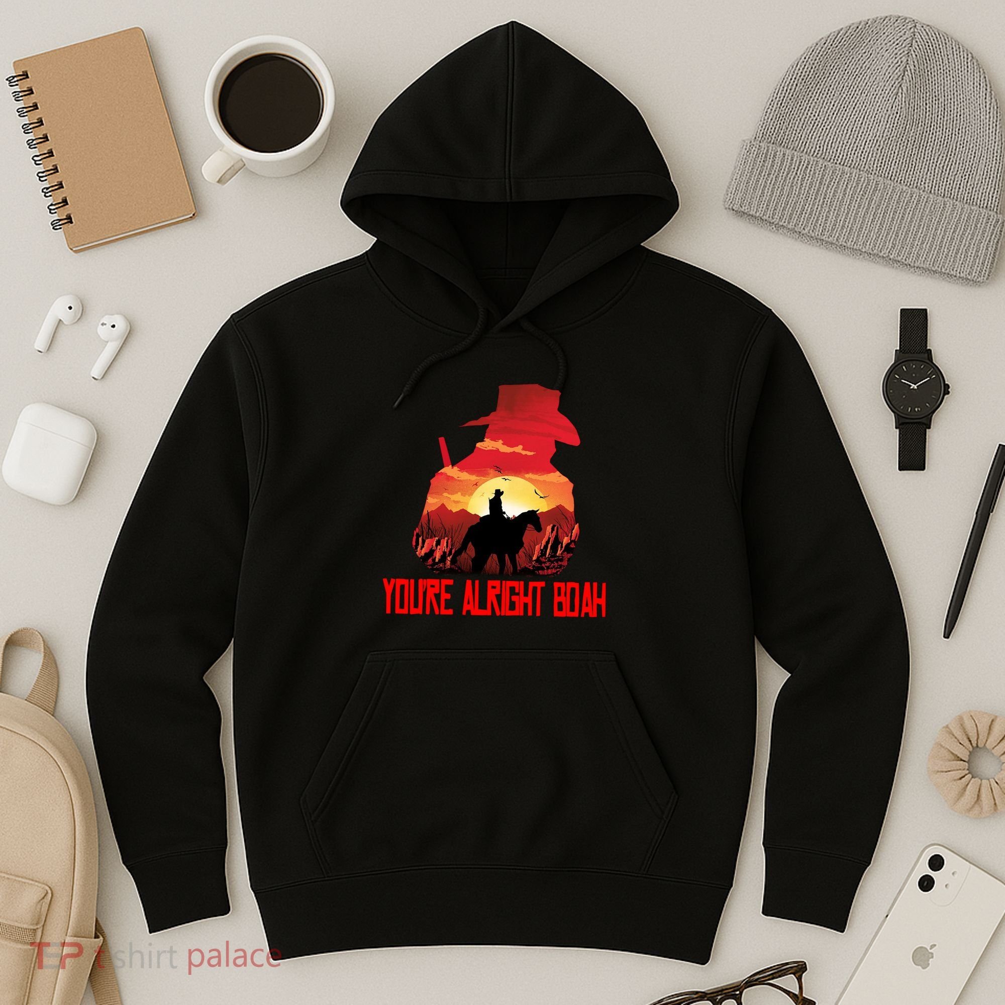 You’Re Alright Boah Rdr2 Style Gaming Hoodie