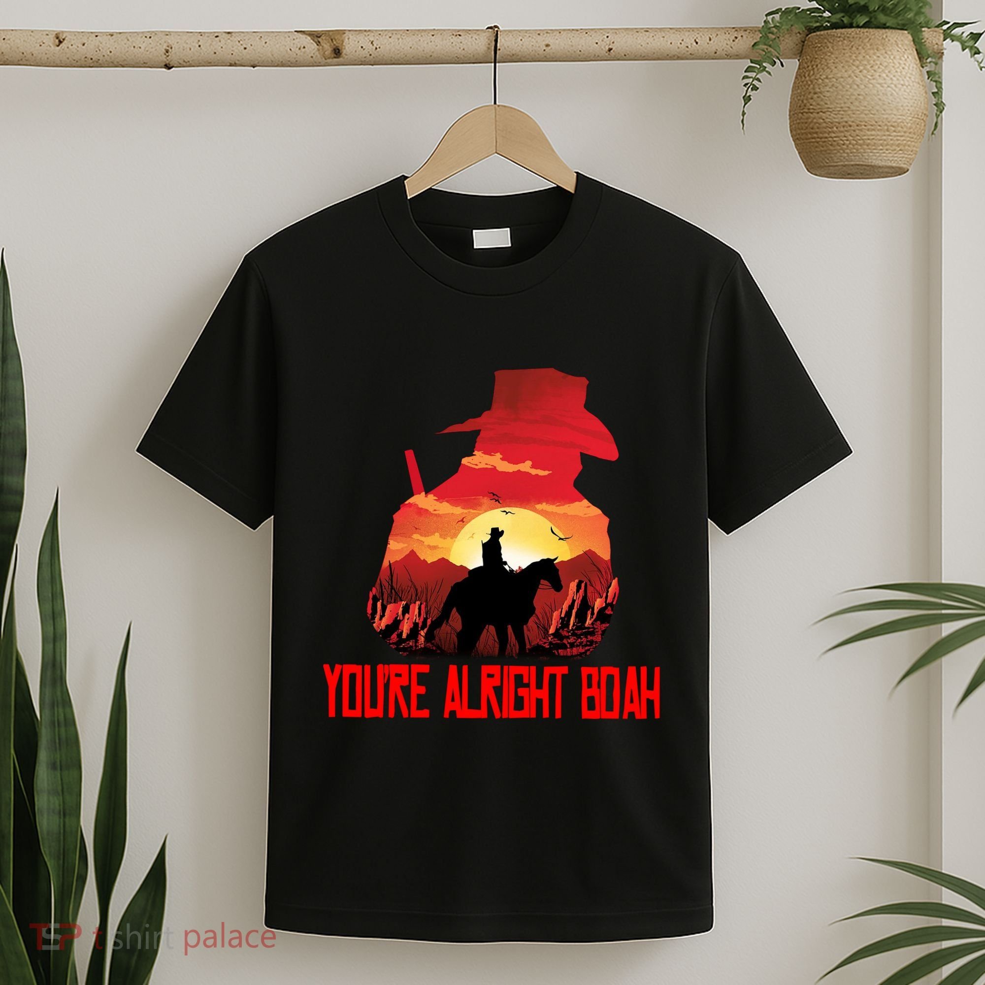 You’Re Alright Boah Rdr2 Style Gaming T-Shirt