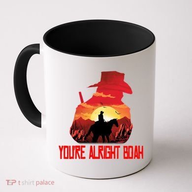 You’Re Alright Boah Rdr2 Style Gaming Coffee Mug