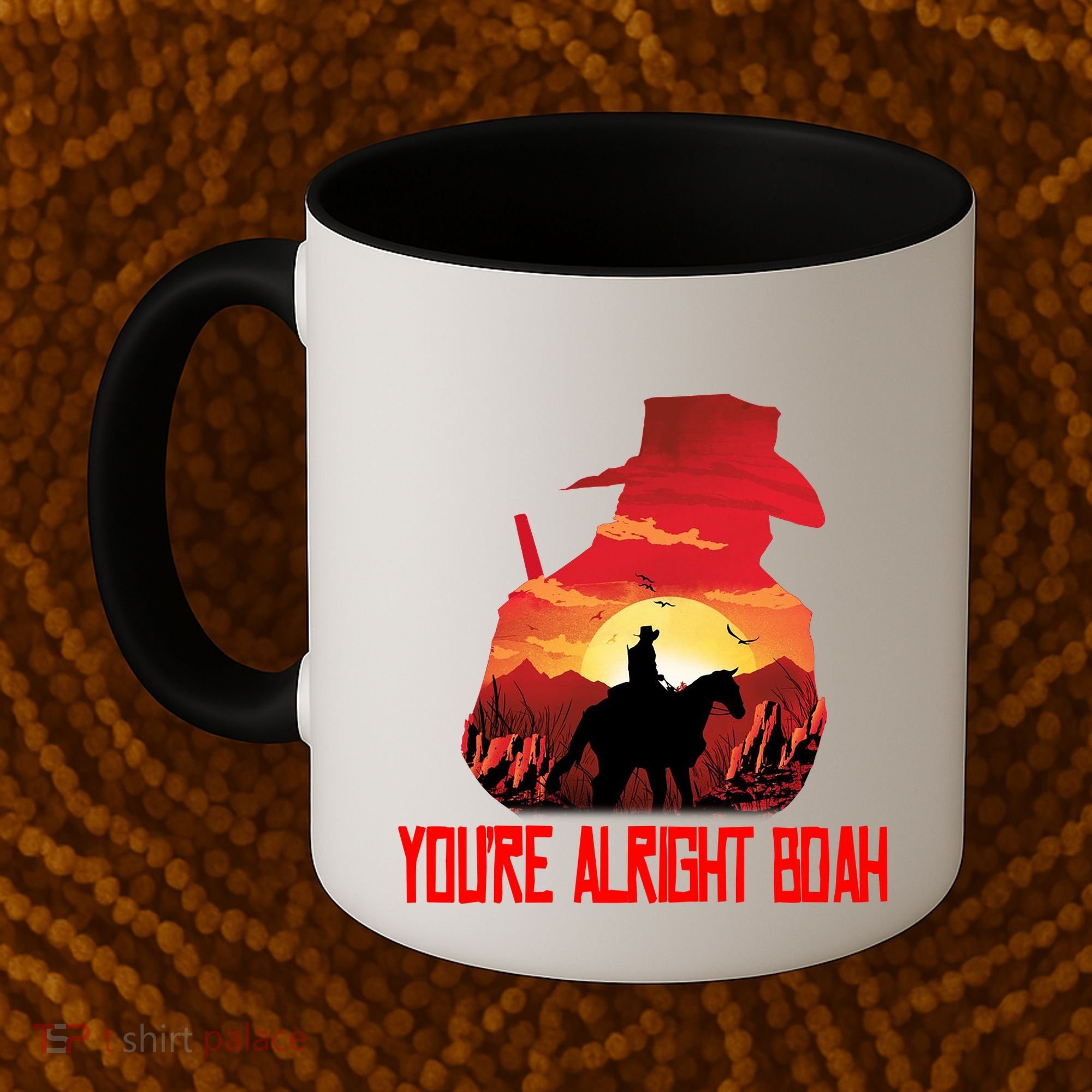 You’Re Alright Boah Rdr2 Style Gaming Coffee Mug