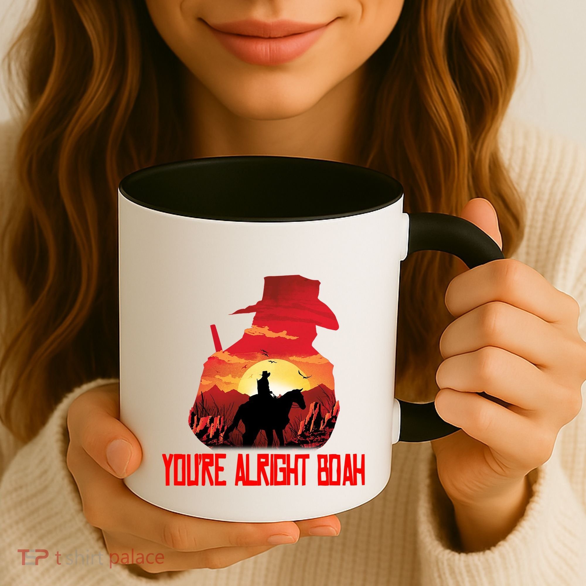 You’Re Alright Boah Rdr2 Style Gaming Coffee Mug