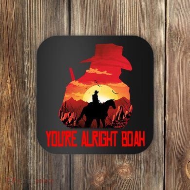 You’Re Alright Boah Rdr2 Style Gaming Coaster