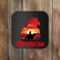 You’Re Alright Boah Rdr2 Style Gaming Coaster thumb 0