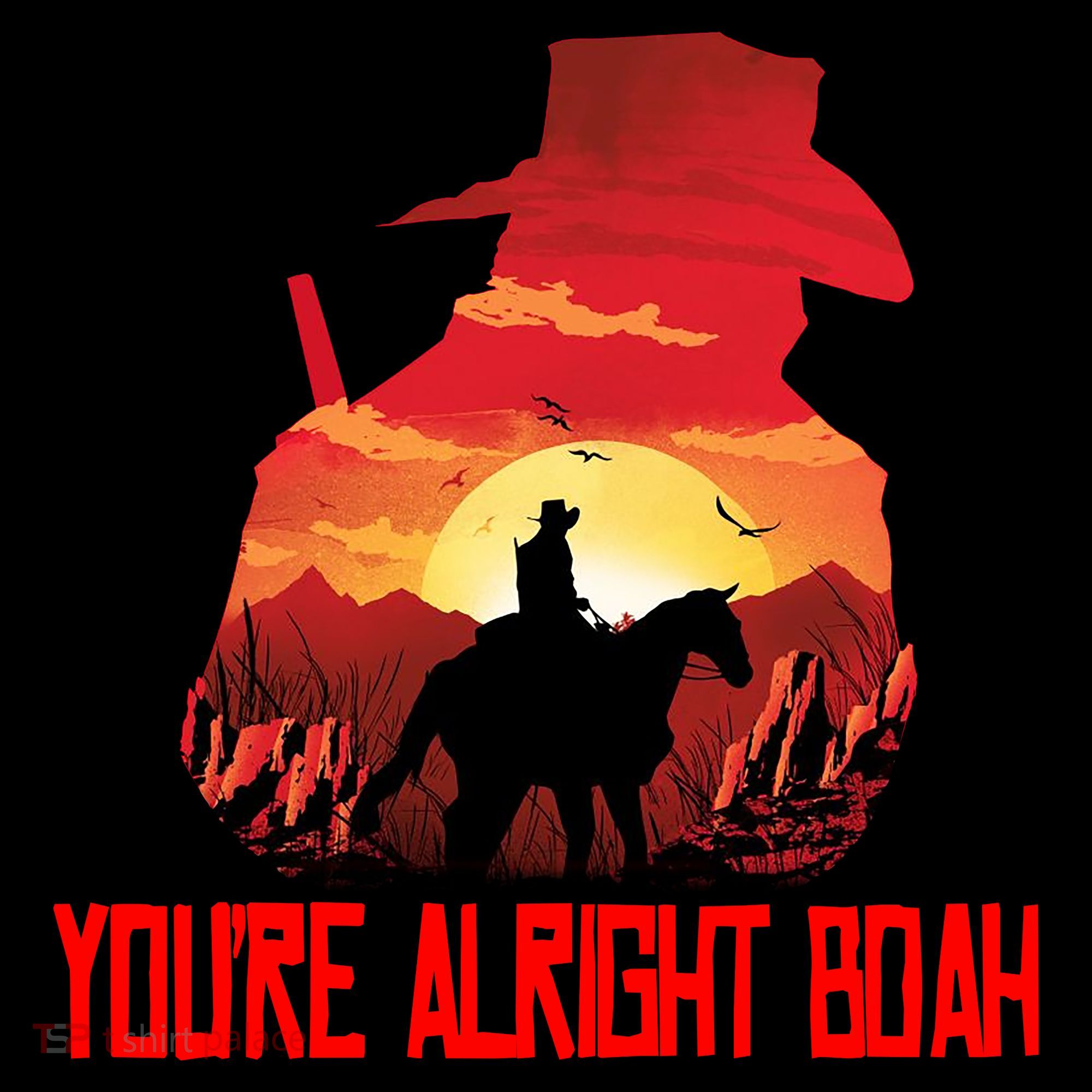 You’Re Alright Boah Rdr2 Style Gaming Women's Hoodie