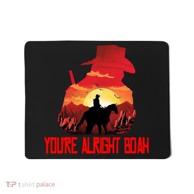 You’Re Alright Boah Rdr2 Style Gaming Mousepad