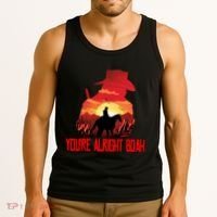 You’Re Alright Boah Rdr2 Style Gaming Tank Top thumb 3