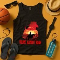 You’Re Alright Boah Rdr2 Style Gaming Tank Top thumb 4