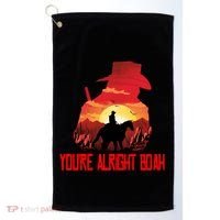 You’Re Alright Boah Rdr2 Style Gaming Golf Towel thumb 0
