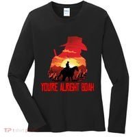 You’Re Alright Boah Rdr2 Style Gaming Women's Long Sleeve Shirt thumb 0
