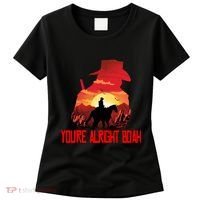 You’Re Alright Boah Rdr2 Style Gaming Women's T-Shirt thumb 0