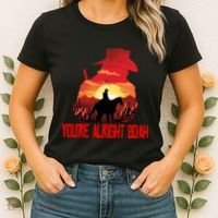 You’Re Alright Boah Rdr2 Style Gaming Women's T-Shirt thumb 2