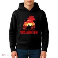 You’Re Alright Boah Rdr2 Style Gaming Kids Hoodie thumb 4