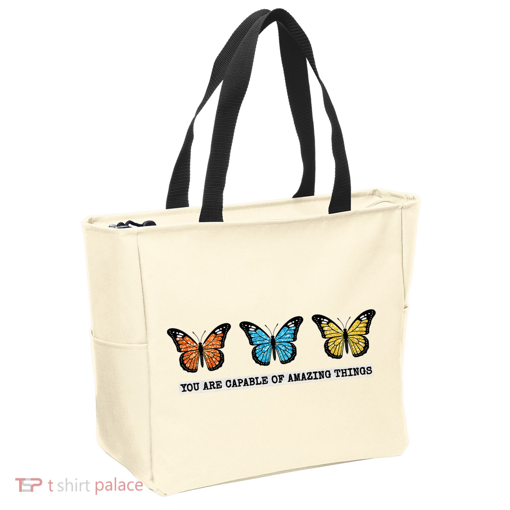You Are Capable Of Amazing Things Monarch Butterfly Tote Bag