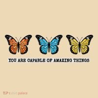 You Are Capable Of Amazing Things Monarch Butterfly Tote Bag thumb 4