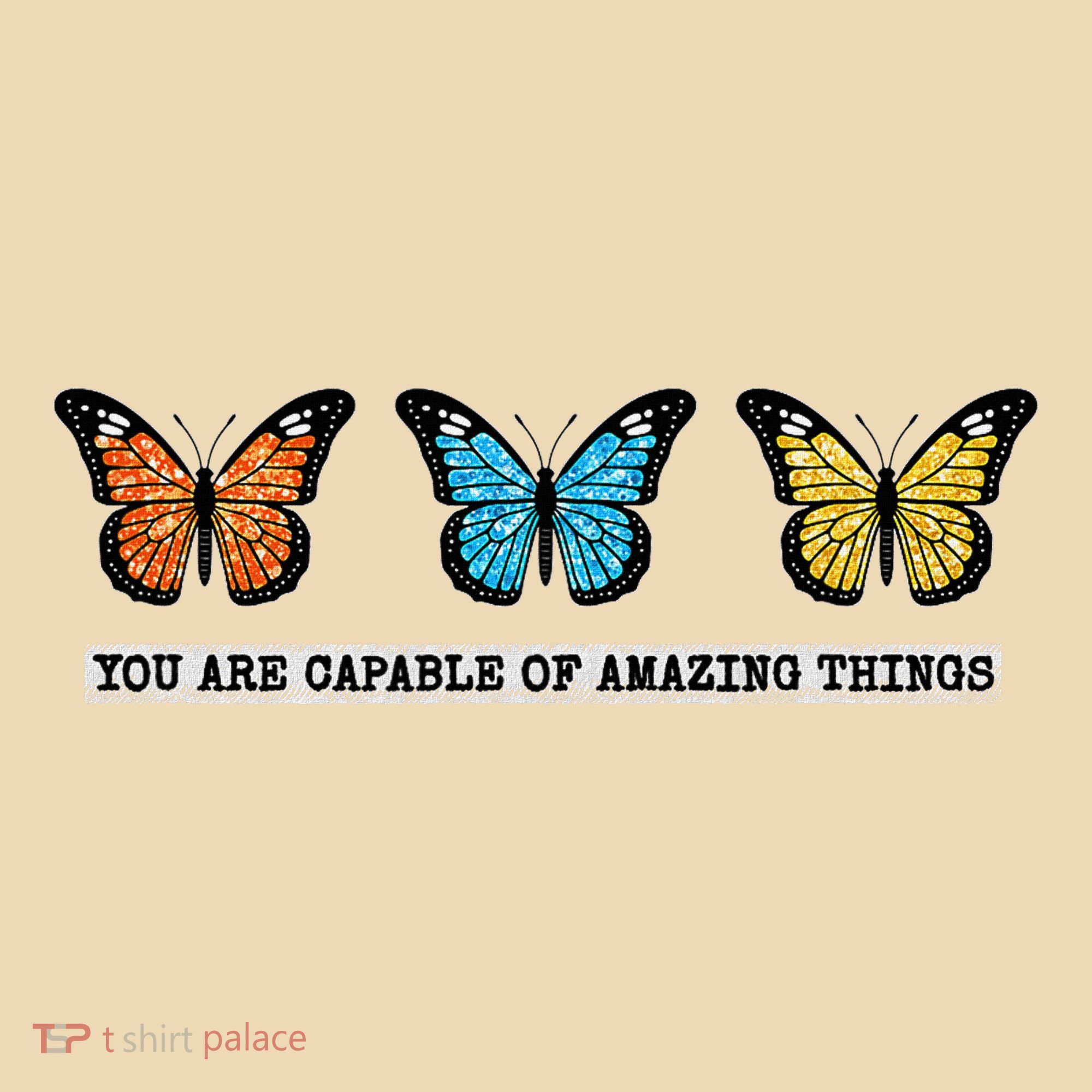 You Are Capable Of Amazing Things Monarch Butterfly Tote Bag