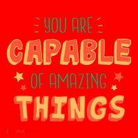 You Are Capable Of Amazing Things Inspirational Quote Santa Hat thumb 1