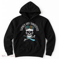 Yarned And Dangerous Crochet Crocheting Yarn Collector Hoodie thumb 0