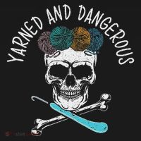 Yarned And Dangerous Crochet Crocheting Yarn Collector Women's Hoodie thumb 2