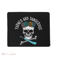 Yarned And Dangerous Crochet Crocheting Yarn Collector Mousepad thumb 0
