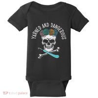 Yarned And Dangerous Crochet Crocheting Yarn Collector Baby Bodysuit thumb 0