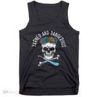 Yarned And Dangerous Crochet Crocheting Yarn Collector Tank Top thumb 0