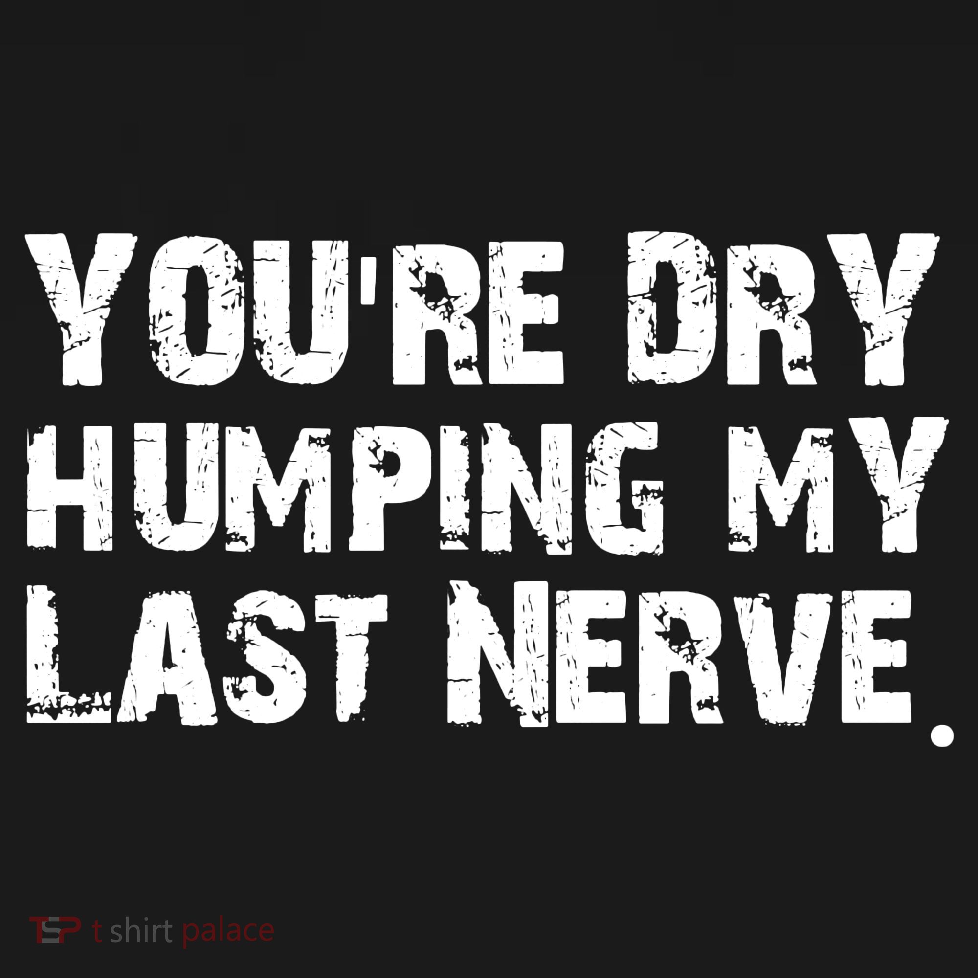 You Are Dry Humping My Last Nerve Quote Sweatshirt