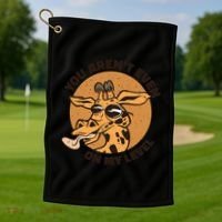 You Aren't Even On My Level Funny Golf Towel thumb 1