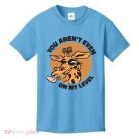 You Aren't Even On My Level Funny Kids T-Shirt thumb 0